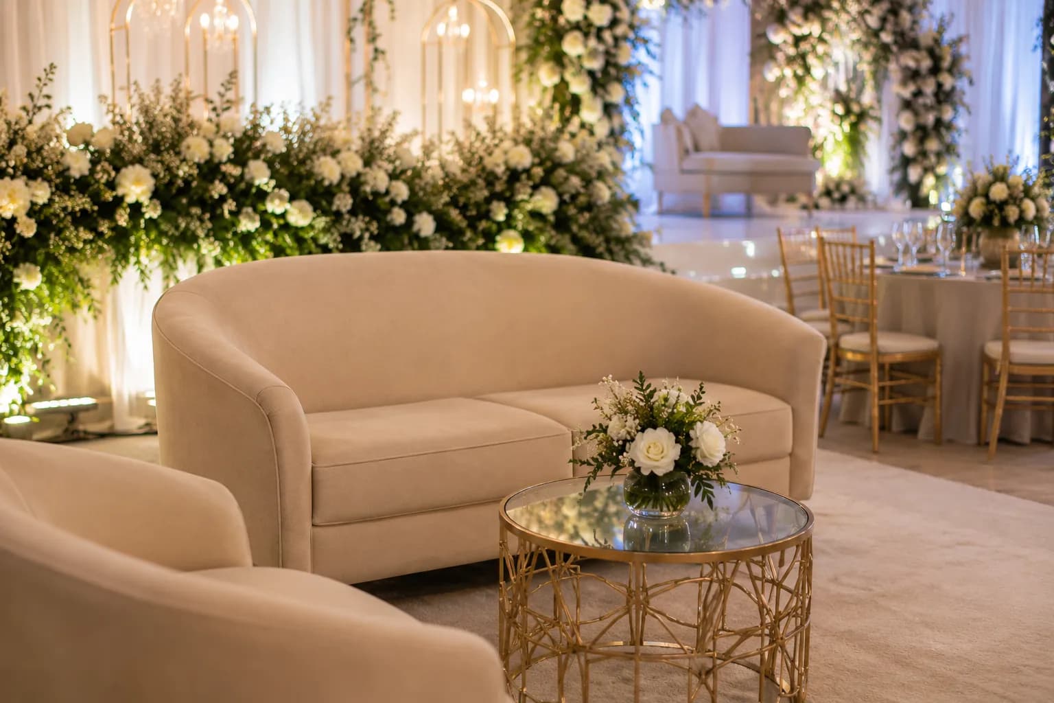 Sofa event untuk area VIP lounge